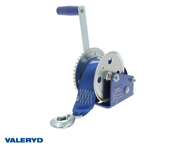 Winch VALERYD 1200lbs/550kg Including strap 50mm x 7m [6772120]