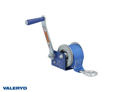 Winch VALERYD 800lbs/350kg Including strap 50mm x 7m