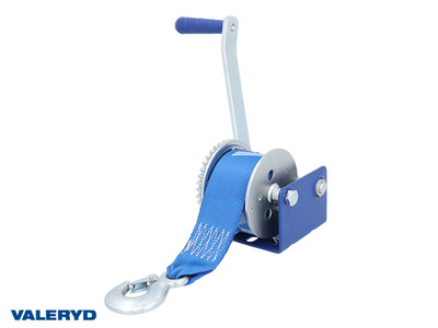 Winch VALERYD 800lbs/350kg Including strap 50mm x 7m [6772080]