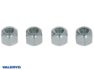 Wheel nuts 3/8" UNF, (4 pack)
