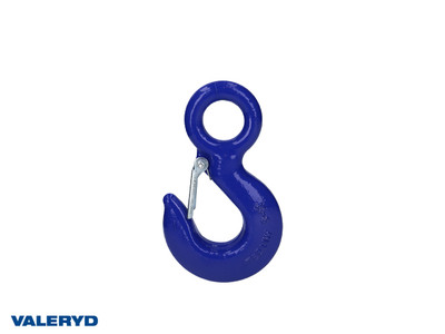 Eye hook with safety latch G80 7/8-8mm, 2000Kg [6510231]