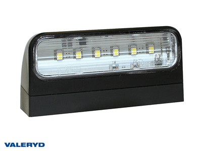 LED Number Plate Light Aspöck Regpoint II 98x48x45mm 12/24V with P&R 0,50m Cable