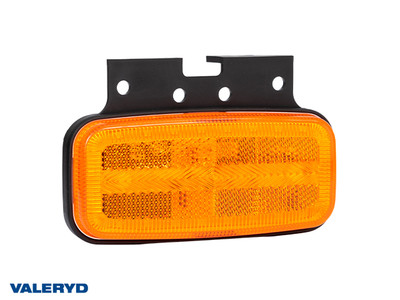 LED Side marking light Yellow Valeryd 123x80x38mm  12-36V, cat. 5 indicator function