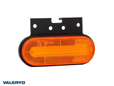 LED Side marking light Valeryd ADR 126x76x40mm Yellow 12-36V, 0,5 cable