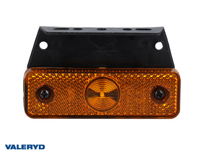 LED Side marking light Aspöck Flatpoint I 99,5x74x55mm yellow 24V with P&R 1,50m Cable LED Side marking light Aspöck Flatpoint I 99,5x74x55mm yellow 24V with P&R 1,50m Cable