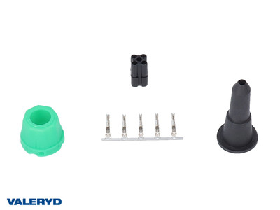 Bayonet socket Ajba/Jokon/Radex 5-pin right/green , external slots 