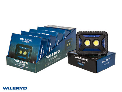 Multi LED Worklight Valeryd with magnet handle 170x105x45mm 1000Lm Rechargeable (6 pack)