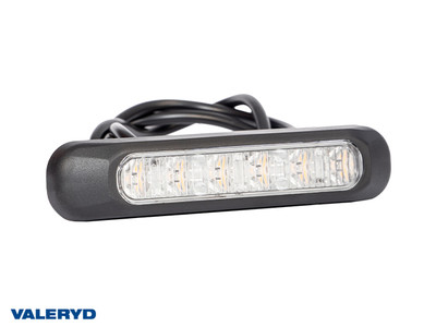 LED Warning light 132,2x28,2x28mm yellow 1 m Cable