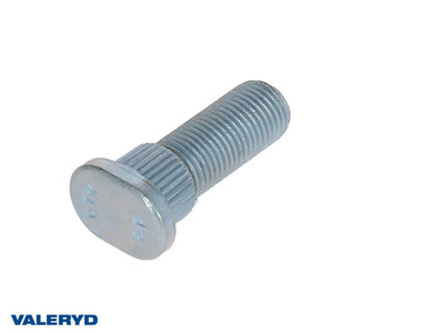 Wheel bolt M14x1.5 - Splines Ø17 mm x 9 mm - Thread length 32 mm - Tot. lgth 43 mm