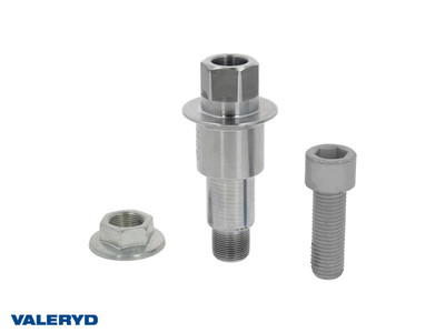 Stub axle Al-ko 160x35 incl. flange nut and bolt