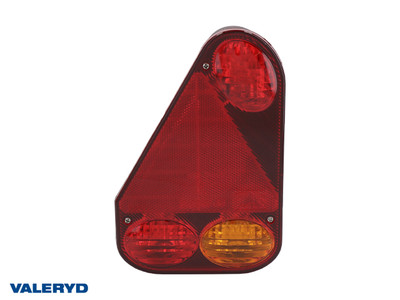 Tail light Aspöck Earpoint III Left 146x220x53 with triangle reflector. Bayonet connection 5-pin  [3010050]