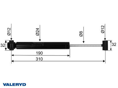 Coupling damper ZAF 1,5-2/1,6-3; cc=310