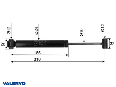 Coupling damper fits ZAF 1.0-1 cc=310 