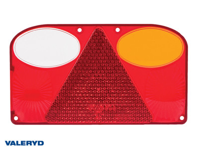 Spare lens Tail light Right 238x138x55 with reversing lamp (for 3010088)