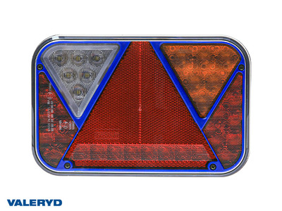 LED Tail light SCANDI-270 Blue Right, 200x130x50 , 12V, Bayonet 5-pin CANBUS