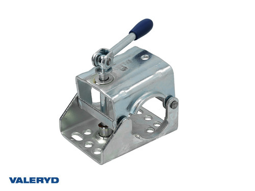 Jockey wheel clamp Ø60mm plate foldable crank cc=105/70