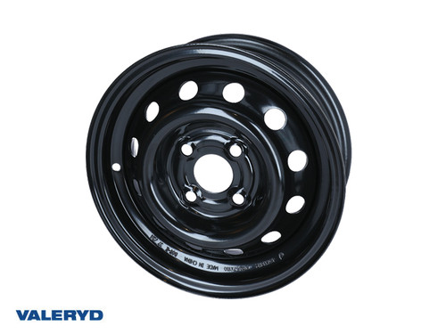 Steel rim 5.5X14, 4x100, ET30, 750Kg black [6090091]