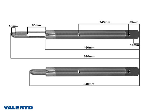 Towing tube BPW ZAF 1,6/2,0 [2102002]