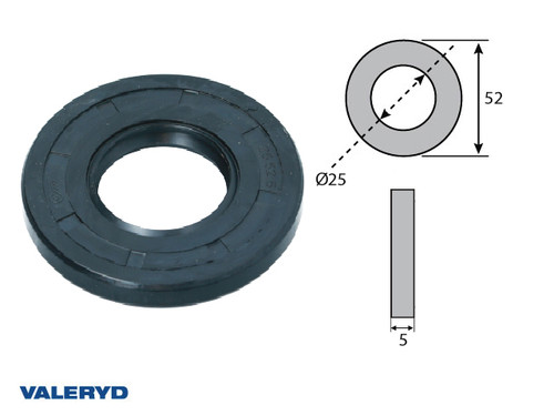 Hub seal 25x52x5 [1359024]