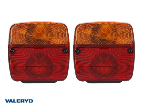 Tail light Ajba Right/Left 108x103x52 two-light cluster, cable entry at the rear (2-pack) [3010236]