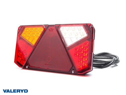LED Tail light WAŚ R 242x134x58,2, 2 m Cable