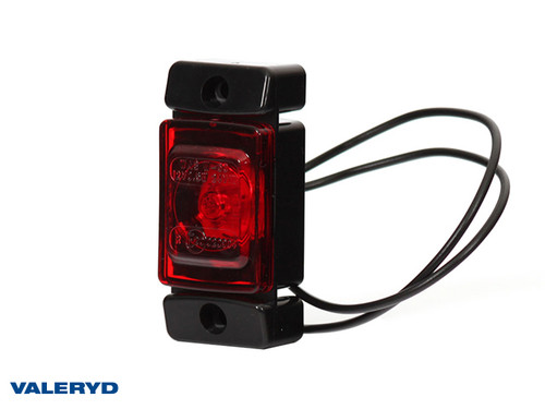 LED Position light WAŚ 72x32x23 red, 0,22 m Cable
