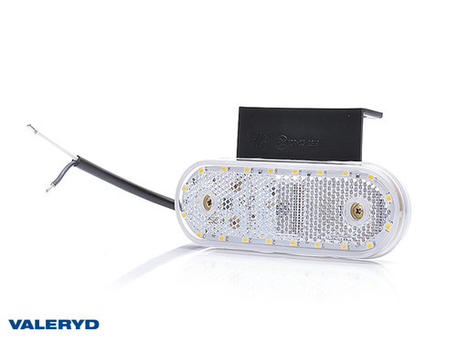 LED Position light WAŚ 114x63x40 white, 0,22 m Cable