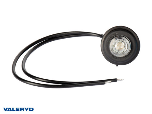 LED Position light WAŚ Ø29x9.4 red, 0,22 m Cable