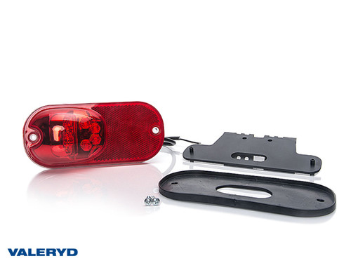 LED Position light WAŚ 159,2x73,3x36,4 red, 0,5 m Cable  [3155091]