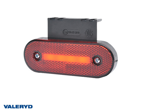 LED Position light WAŚ 115,3x41,3x20 red, 0,22 m  Cable