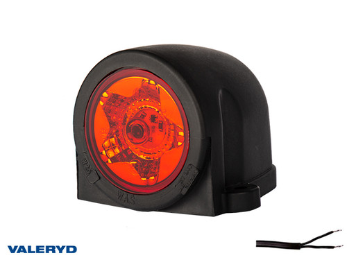 LED Position light WAŚ 60,5x81,4x77,7mm red, 0,2 m Cable