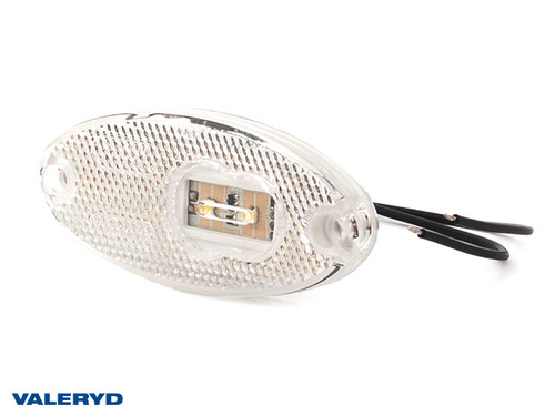 LED Position light WAŚ 102x46x12 white, 0,22 m Cable [3155110]