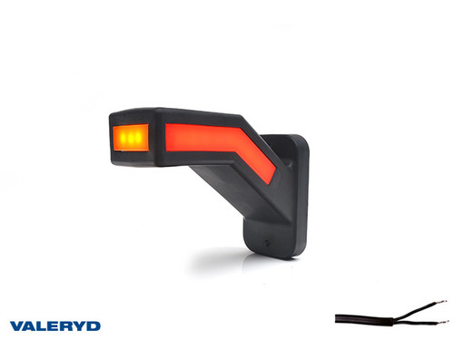 LED End outline marker WAŚ L 146,1x110,6x58 yellow/white/red 310mm Cable [3155353]