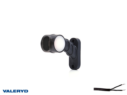 LED End outline marker WAŚ R 134x108x55 white/red 260mm Cable