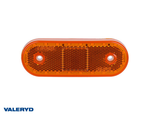 LED Side marking light WAŚ R/L 114x63x40 yellow 220mm Cable [3175020]