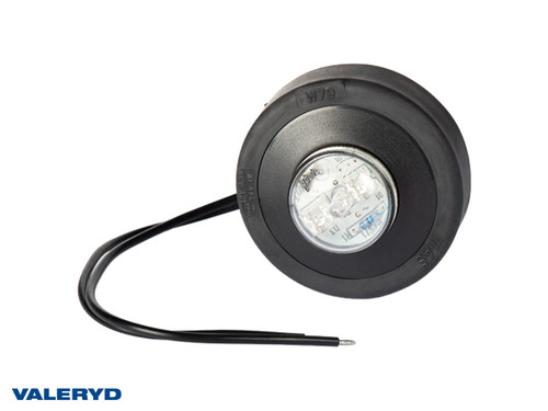 LED Side marking light WAŚ R/L Ø60,6x36,5 yellow 200mm Cable