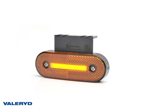 LED Side marking light WAŚ R/L 41,3x115,3x20 yellow 220mm Cable