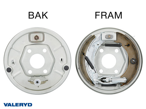 Bremsträgerplatten-Set links Knott 200x50 verschraubt