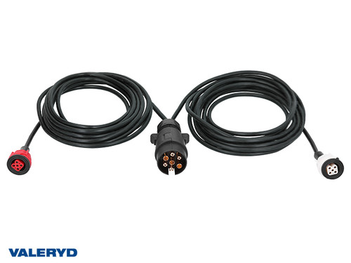 Wiring harness RADEX 7-pin 5.5 m with 5-pole bayonet