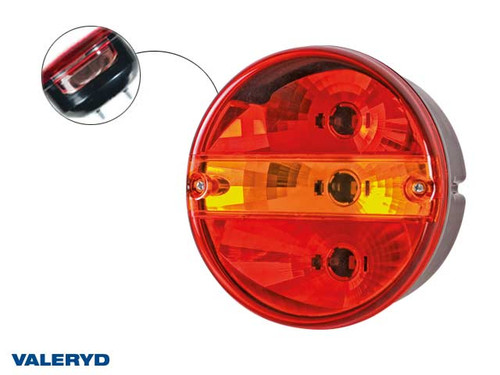 Tail light Ø141x82 Left with number plate light  [3010097]