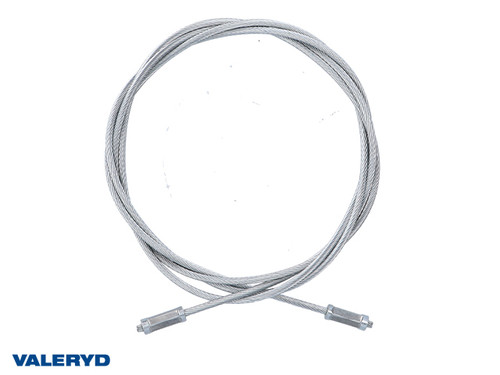 Brake cable Hahn 1800 without sleeve for axle with fastening bolts CC=1100mm [1469101]