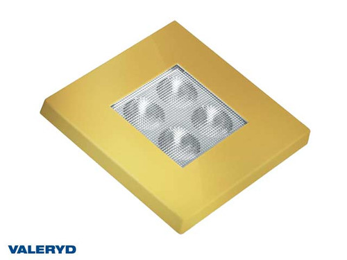 LED Interior lighting square 76x76 gold [3050007]