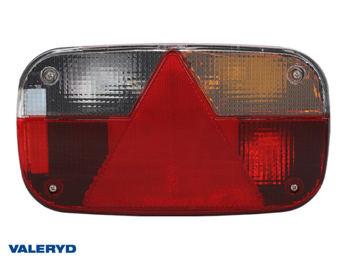 Tail light Aspöck Multipoint III Right 244x138x60 with reversing lamp, Bayonet 5-pin , incl. bulbs [3010094]