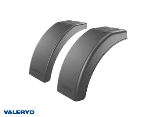 Half mudguard Plastic B220 H360 L395. 2 pcs to one side [6569028]