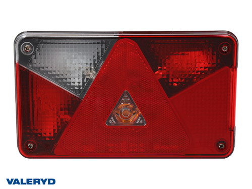 Tail light Aspöck Multipoint 5 Left 238x140x55, Bayonet connection 6(8)-pin  [3010115]