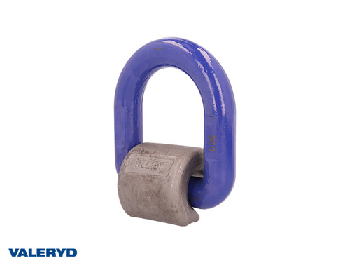 Forged D-ring with spring G80 8000Kg [6510424]