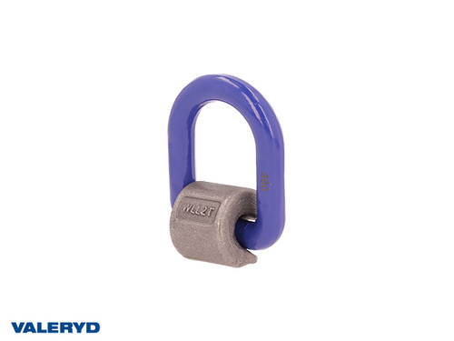 Forged D-ring with spring G80 2000Kg [6510421]