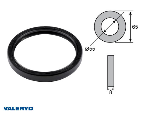 Hub seal 55x65x8 [1359150]