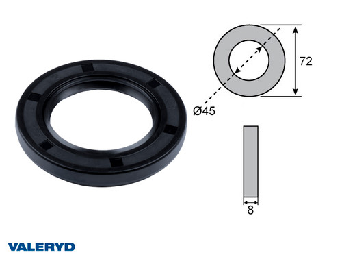 Hub seal 45x72x8 [1359120]