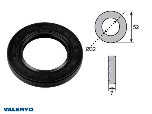 Hub seal 32x52x7 [1358000]